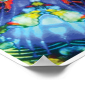 Niche Kinetic Collage Kaleidoscope Poster (Ecke)