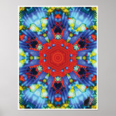 Niche Kinetic Collage Kaleidoscope Poster (Vorne)