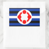 Niche Pride Flag (Original) Rechteckiger Aufkleber (Tasche)