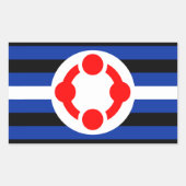 Niche Pride Flag (Original) Rechteckiger Aufkleber (Vorderseite)