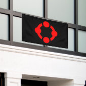 Niche Pride Flag (schwarz) Banner (Äußeres Gebäude)
