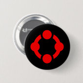 Niche Pride Flag (schwarz) Button (Vorne & Hinten)