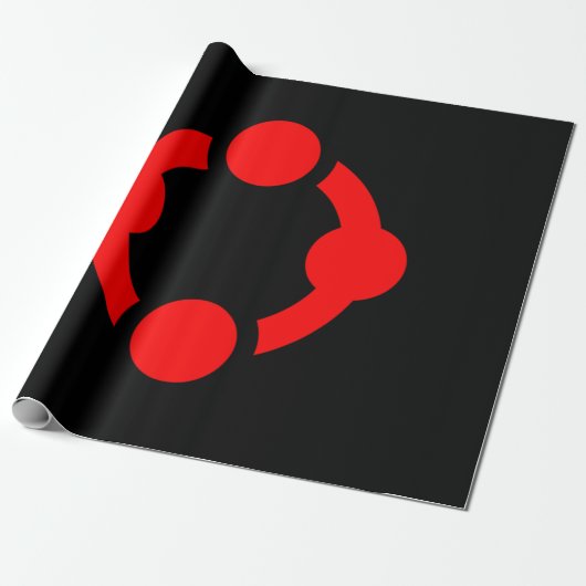 Niche Pride Flag (schwarz) Geschenkpapier (Ungerollt)