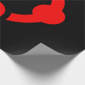 Niche Pride Flag (schwarz) Geschenkpapier (Ecke)