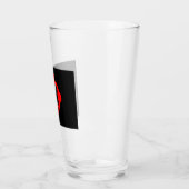 Niche Pride Flag (schwarz) Glas (Links)