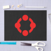 Niche Pride Flag (schwarz) Seidenpapier (Handwerk)