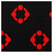 Niche Pride Flag (schwarz) Stoff (Nahaufnahme)