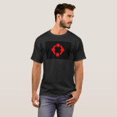 Niche Pride Flag (schwarz) T-Shirt (Vorne ganz)