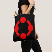 Niche Pride Flag (schwarz) Tasche (Von Nahem)
