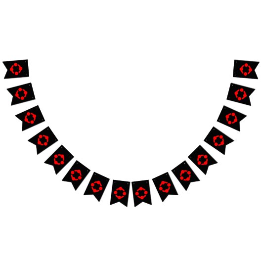 Niche Pride Flag (schwarz) Wimpelkette (Alle)