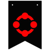 Niche Pride Flag (schwarz) Wimpelkette (Erste Fahne)