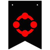 Niche Pride Flag (schwarz) Wimpelkette (Dritte Fahne)