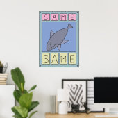 Nichijou Same Shark Poster (Heimbüro)