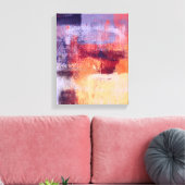 Nichinan Abstrakt Leinwanddruck (Insitu (Wohnzimmer))