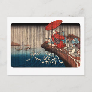 Nichiren Ichiyusai KUNIYOSHI (1797-1861) Postkarte