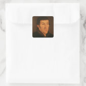 Nicholas Copernicus, c.1776 Quadratischer Aufkleber (Tasche)