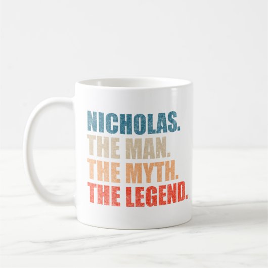 Nicholas Der Mann Der Mythos Die Legende Kaffeetasse (Links)
