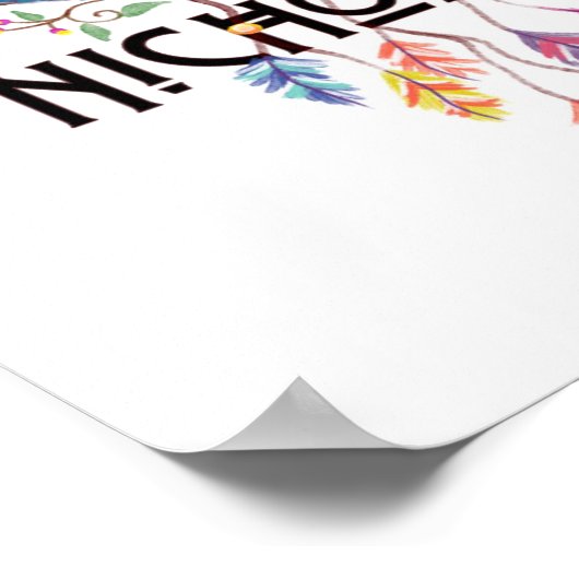 Nicholas Dreamcatcher Wall Art Poster (Ecke)