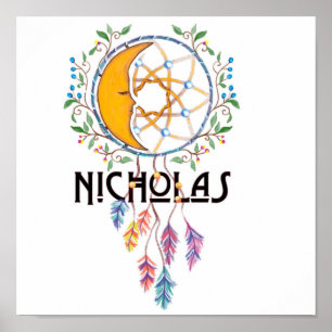 Nicholas Dreamcatcher Wall Art Poster