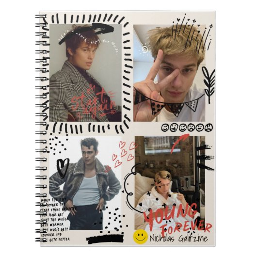 Nicholas Galitzine Notizblock (Vorderseite)