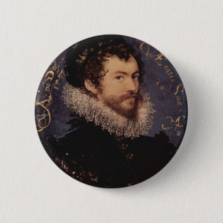 Nicholas Hilliard, Selbstporträt, 1577 Button