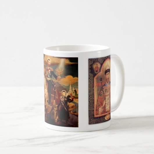 Nicholas II Kaffeetasse (VorderseiteRechts)