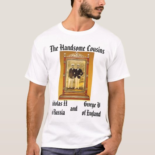 Nicholas II und George V T-Shirt (Vorderseite)