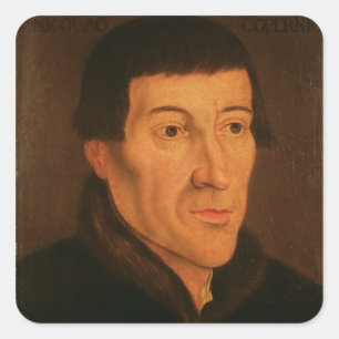 Nicholas Kopernikus, c.1776 Quadratischer Aufkleber