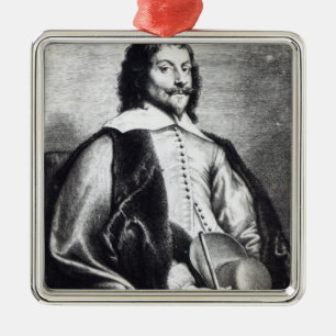 Nicholas Lanier, graviert durch Lucas Vostermans Ornament Aus Metall