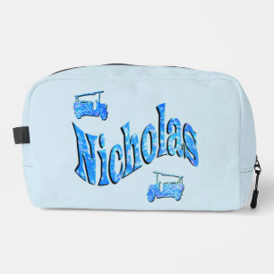 Nicholas Name Mit Feuerwehrwagen, Waschbeutel