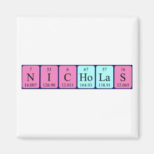 Nicholas Periodenmagnet Magnet