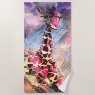Nicholas The Baby Giraffe 🦒 Strandtuch