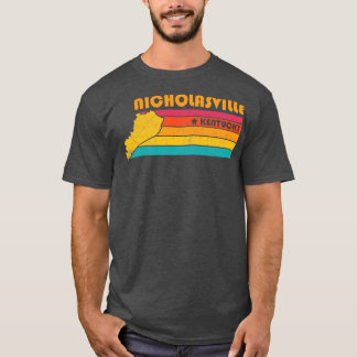 Nicholasville Kentucky Vintag Unruhiges Souvenir T-Shirt