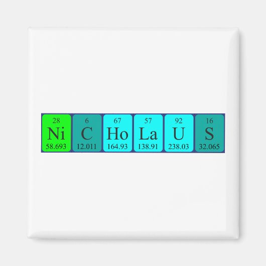 Nicholaus Periodenmagnet Magnet (Vorne)