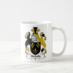 Nicholls Familienwappen Kaffeetasse