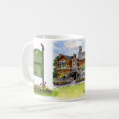 nichols Albright Hall mit Himmel, Kaffeetasse (Vorderseite Links)