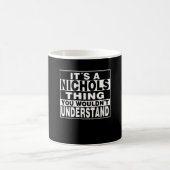 NICHOLS Nachname Personalisiertes Geschenk Kaffeetasse (Mittel)