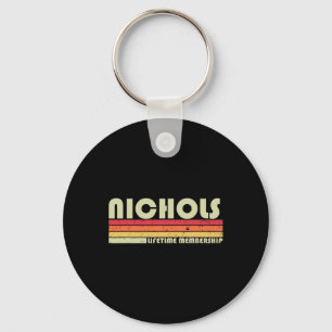 Nichols Surname Funny Retro Vintager 80er 90er Geb Schlüsselanhänger