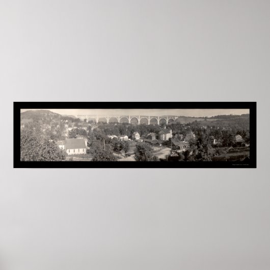 Nicholson Viadukt PA Foto 1915 Poster (Vorne)