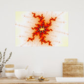 Nicht abgeschlossenes Fraktal Poster (Küche)