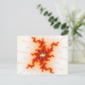 Nicht abgeschlossenes Fraktal Postkarte (Stehend Vorderseite)