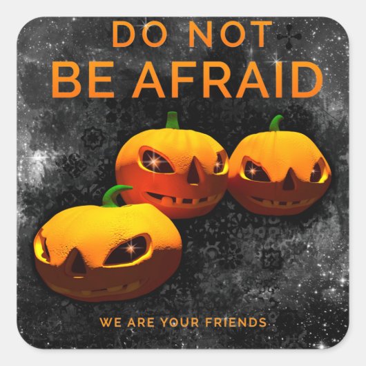 Nicht abscheuen quadratischer aufkleber (Vorderseite)