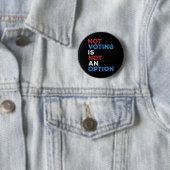 Nicht abstimmen ist keine Option - fette Aussage - Button (Beispiel)