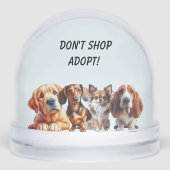 NICHT ADOPTIERT WERDEN SCHNEEKUGELN (Vorderseite)