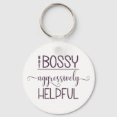 Nicht aggressiv hilfreich schlüsselanhänger (Vorderseite)