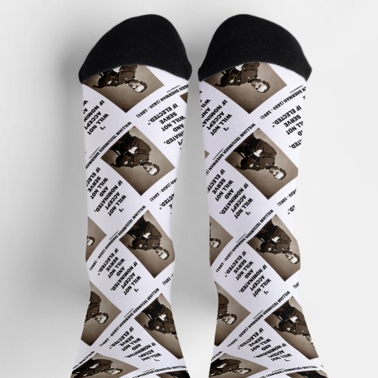 Nicht akzeptieren, wenn nominiert nicht Sherman-Zi Socken (Oben)