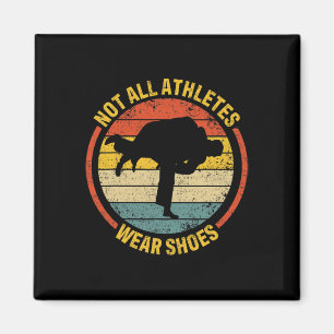 Nicht alle Athleten tragen Schuhe Judo Magnet