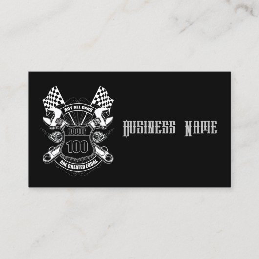 Nicht alle Autos sind gleich Visitenkarte (Vorderseite)