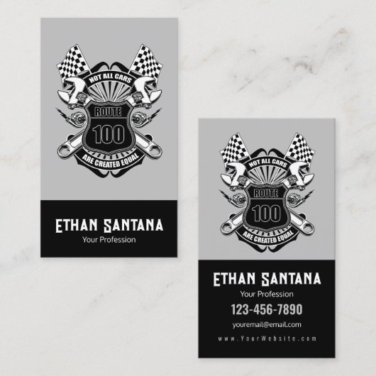 Nicht alle Autos sind gleich Visitenkarte (Vorne/Hinten)