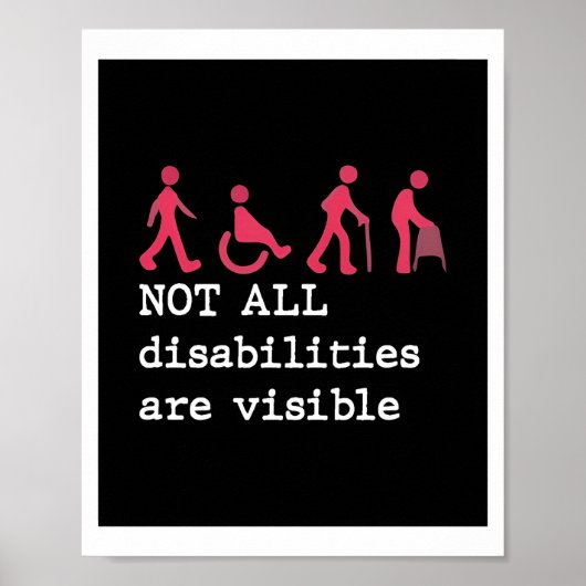 Nicht alle Behinderungen sind ein klassisches Post Poster (Vorne)